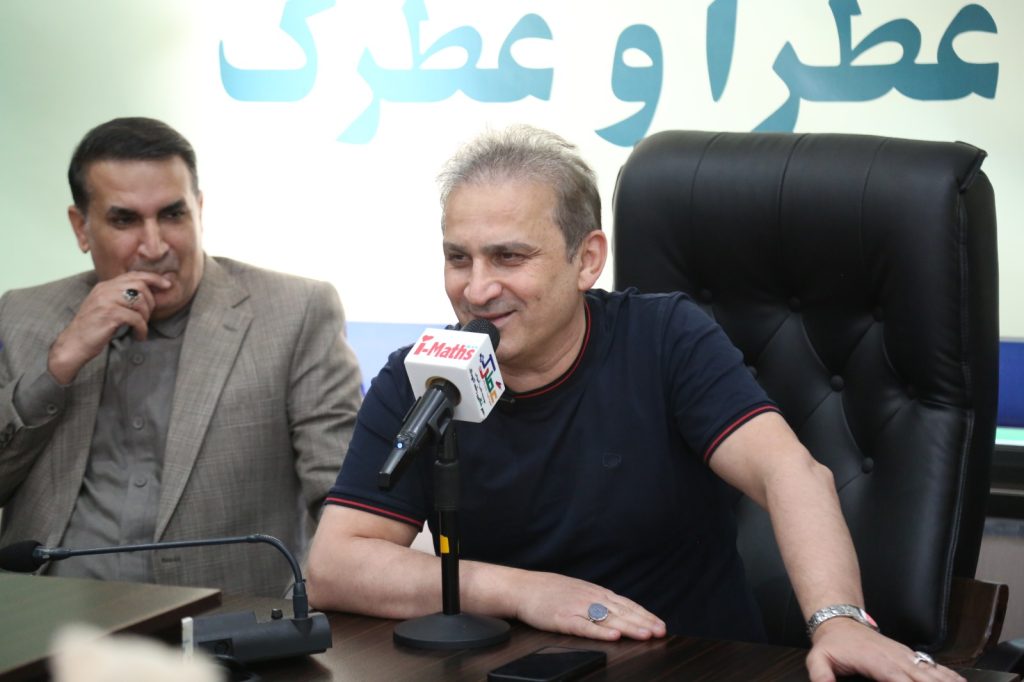 دیدار جناب آقای محمد مسلمی بازیگر و کارگردان برجسته حوزه کودک و نوجوان، با جناب آقای دکتر مسعود زادهباقری مدیرعامل محترم مؤسسه