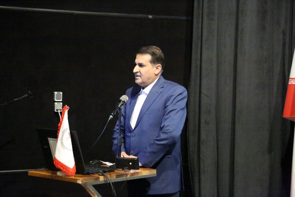 آیین آغاز به کار نخستین کنگره ملی احیای قلبی ریوی با حضور مدیر عامل محترم موسسه جناب آقای دکتر مسعود زاده باقری