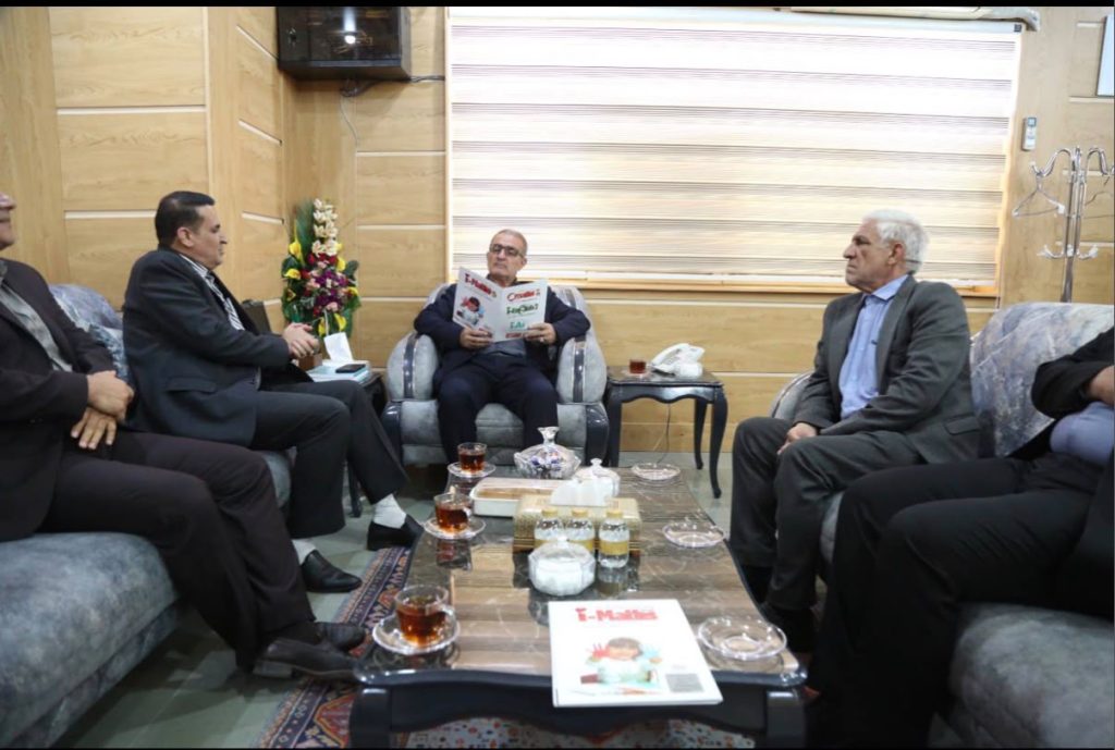 دیدار و گفتگو جناب آقای دکتر مسعود زاده باقری مدیر عامل محترم موسسه با آقای دکتر یدالله رحمانی استاندار استان کهگیلویه و بویراحمد